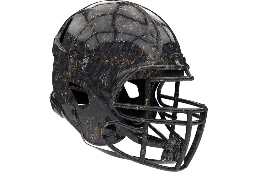 Why should football helmets be cleaned?