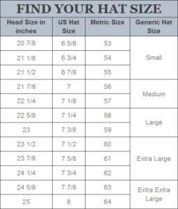 Measure Head Size To Choose Hat Size