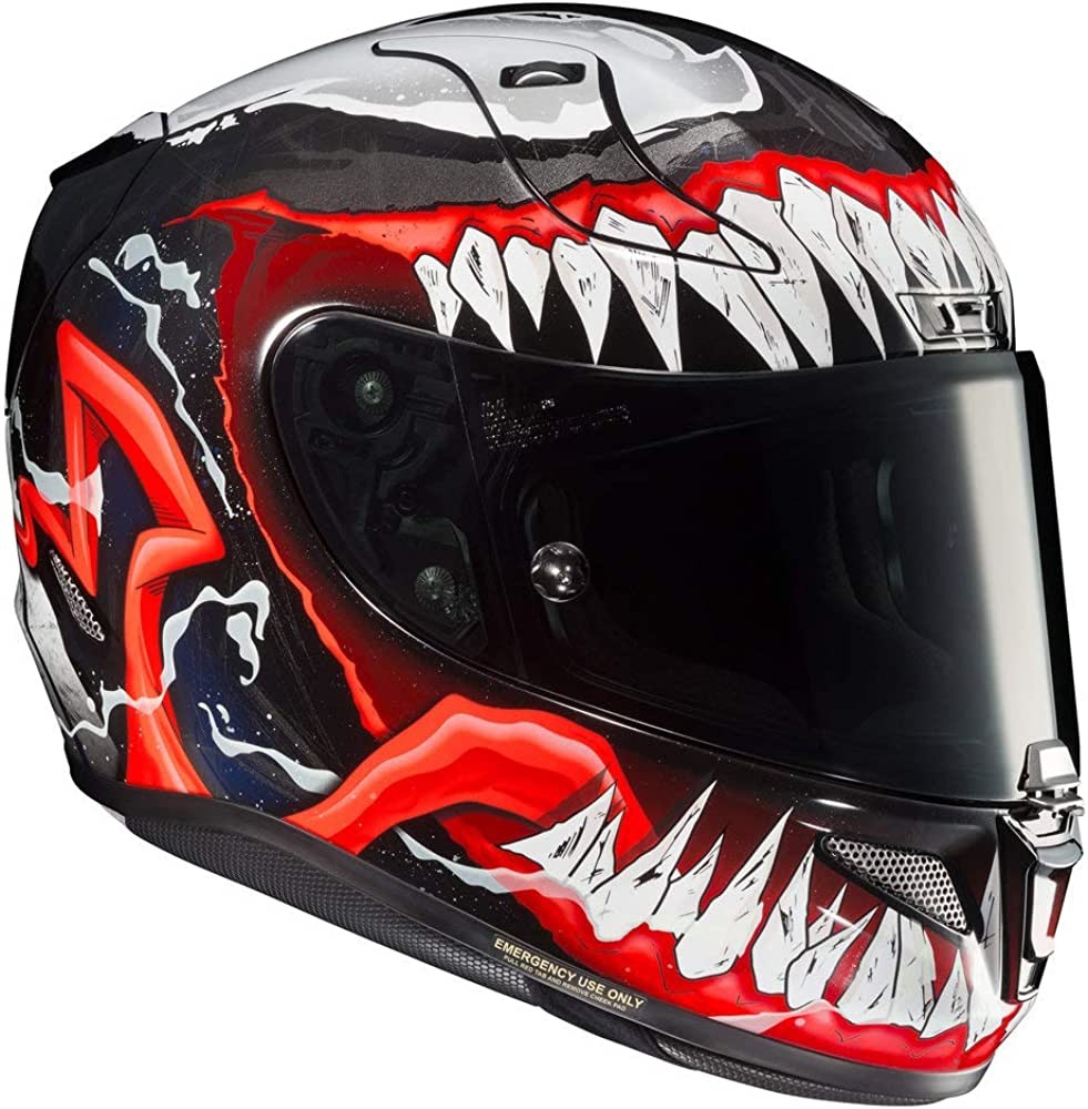Venom HJC RPHA-11 motorcycle helmet with custom paint